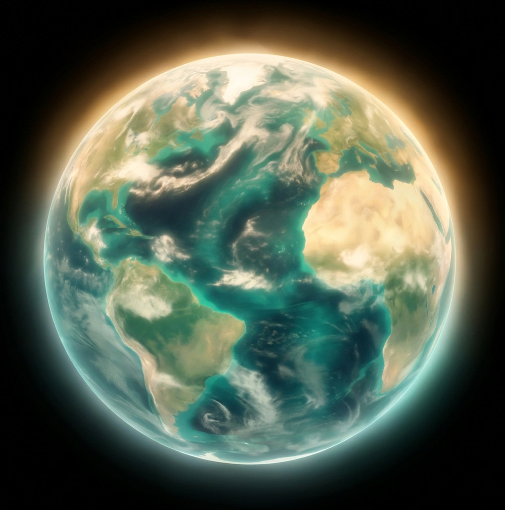 Earth viewed from space